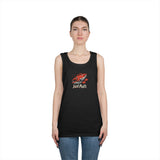 Fishing Vibes Unisex Heavy Cotton Tank Top, Summer Apparel, Outdoor Wear, Gift for Fishermen, Beach Day Outfit, Casual Style