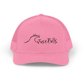 Trucker Cap — Minimalist Wave Logo "Just Kulls" Mesh Snapback