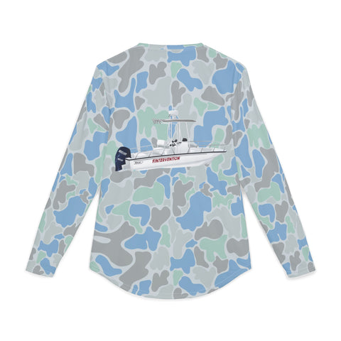 Fintervention Salt Camo Just Pulls, Fishing Shirt, Outdoor Apparel, Summer Clothing,  Beach Wear