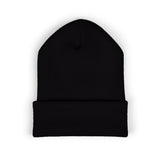 Rest Bells Embroidered Cuffed Beanie — Classic Knit Winter Hat