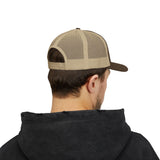 Trucker Cap — Minimalist Wave Logo "Just Kulls" Mesh Snapback