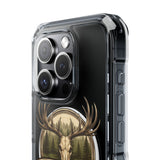 Clear Magnetic Phone Case — 'Just Pulls' Deer Skull Hunting Design