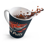 Fishing Latte Mug, Fish Theme Coffee Cup, Gift for Fisherman, Outdoor Adventure Mug, Funny Fishing Accessories