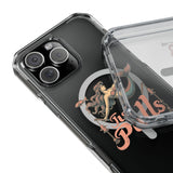 Just Pulls Fishing Mermaid Phone Case – Magnetic Clear Impact Case for Anglers