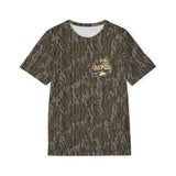 Mullets USA Bottomland Camo Duck Jersey, Athletic Tee, Men's Casual Wear, Gym Shirt, Outdoor Clothing, Gift for Sports Enthusiasts