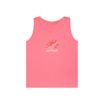 Fishing Vibes Unisex Heavy Cotton Tank Top, Summer Apparel, Outdoor Wear, Gift for Fishermen, Beach Day Outfit, Casual Style