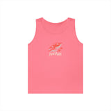 Fishing Vibes Unisex Heavy Cotton Tank Top, Summer Apparel, Outdoor Wear, Gift for Fishermen, Beach Day Outfit, Casual Style