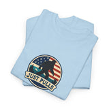 Just Pulls Bigfoot Shirt – American Flag Bigfoot Graphic Tee