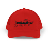 Trout Logo "Just Pulls" Mesh Snapback