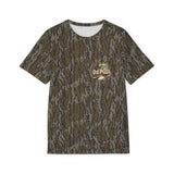 Bottomland Camo Duck Jersey, Athletic Tee, Men's Casual Wear, Gym Shirt, Outdoor Clothing, Gift for Sports Enthusiasts