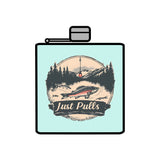 Trout Stainless Steel Flask, 6oz