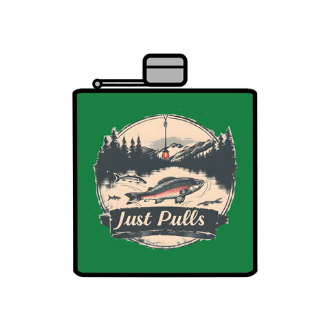 Trout Stainless Steel Flask, 6oz