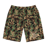 Camo Deer Board Shorts (AOP)