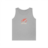 Fishing Vibes Unisex Heavy Cotton Tank Top, Summer Apparel, Outdoor Wear, Gift for Fishermen, Beach Day Outfit, Casual Style