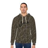 Striper Bottomland Camo Christmas Hoodie, Outdoor Wear, Fishing Gift, Hunting Apparel, Cozy Sweatshirt, Nature Lover Hoodie