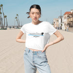 Women's Boat Flowy Cropped Tee