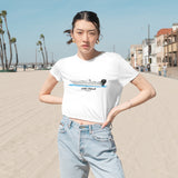 Women's Boat Flowy Cropped Tee