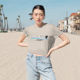 Women's Boat Flowy Cropped Tee