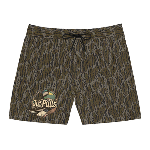 Bottom land Men's Duck Mid-Length Swim Shorts (AOP)