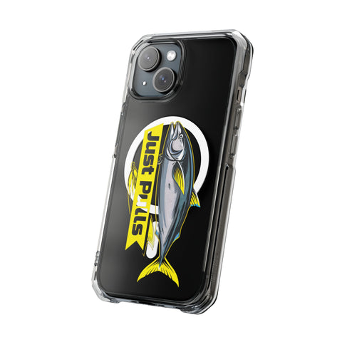 Just Pulls Fishing YT Phone Case – Magnetic Clear Impact Case for Anglers