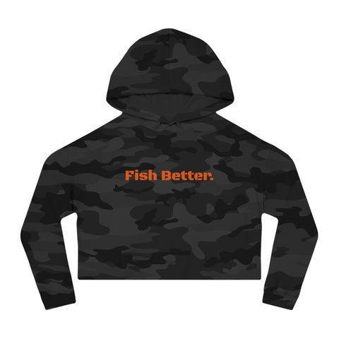 Fish Better Crop Hoodie