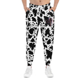 Cow Print Athletic Joggers (AOP)