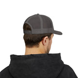 Trucker Cap — Minimalist Wave Logo "Just Kulls" Mesh Snapback
