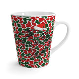Christmas Fishing Latte Mug, Fish Theme Coffee Cup, Gift for Fisherman, Outdoor Adventure Mug, Funny Fishing Accessories