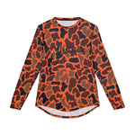 Orange Duck Camo Just Pulls, Fishing Shirt, Outdoor Apparel, Summer Clothing,  Beach Wear