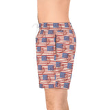USA Print Men's Mid-Length Swim Shorts (AOP)