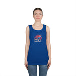 Fishing Vibes Unisex Heavy Cotton Tank Top, Summer Apparel, Outdoor Wear, Gift for Fishermen, Beach Day Outfit, Casual Style