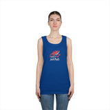Fishing Vibes Unisex Heavy Cotton Tank Top, Summer Apparel, Outdoor Wear, Gift for Fishermen, Beach Day Outfit, Casual Style