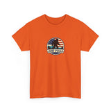 Just Pulls Bigfoot Shirt – American Flag Bigfoot Graphic Tee