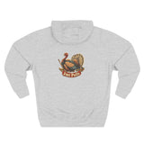 Outdoor Adventure Fleece Hoodie - 'Turkey Design