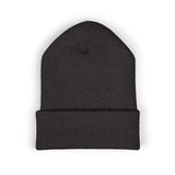 Rest Bells Embroidered Cuffed Beanie — Classic Knit Winter Hat