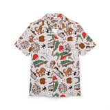 Christmas Vacation Pattern Hawaiian Shirt – Retro Christmas AOP Button-Down