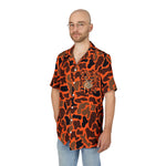 Orange Camp Hawaiian Shirt - Perfect for Summer, Beach Trips, Tropical Vacations, Pool Parties, Casual Outings