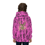 Pink Camo Deer Children's Hoodie, Outdoor Wear, Kids Fashion, Birthday Gift, Playful Hoodie, Cozy Childhood Clothing