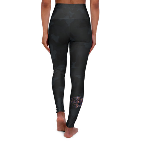 Stylish Camo High Waisted Yoga Leggings for Active Living, Fitness Apparel, Workout Pants, Gym Wear, Athleisure Fashion, Gift for Her