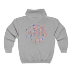 USA Heavy Blend™ Full Zip Hooded Sweatshirt