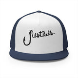 Just Catching Fish Embroidered 5 Panel Trucker Cap for Anglers