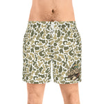 Men's Duck Mid-Length Swim Shorts (AOP)