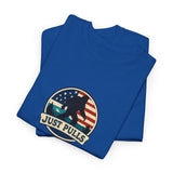 Just Pulls Bigfoot Shirt – American Flag Bigfoot Graphic Tee