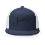 Just Catching Fish Embroidered 5 Panel Trucker Cap for Anglers