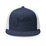 Just Catching Fish Embroidered 5 Panel Trucker Cap for Anglers