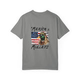 Patriotic Graphic Mullet Tee for Fun Lovers, Unisex T-Shirt with Casual Vibe, Perfect for Barbecues, July 4th, Summer Parties, Gifts