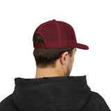Trucker Cap — Minimalist Wave Logo "Just Kulls" Mesh Snapback