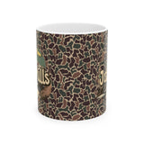 Duck camo Eco-Friendly Ceramic Mug - Perfect for Coffee Lovers, Retro Design with Nature Elements