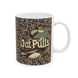 Duck camo Eco-Friendly Ceramic Mug - Perfect for Coffee Lovers, Retro Design with Nature Elements