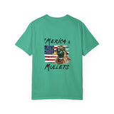Patriotic Graphic Mullet Tee for Fun Lovers, Unisex T-Shirt with Casual Vibe, Perfect for Barbecues, July 4th, Summer Parties, Gifts